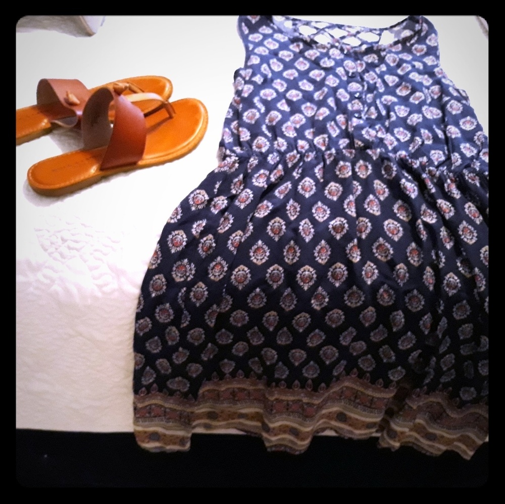 Olive and oak sundress